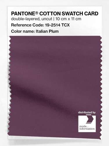 Artikelbild des Artikels “PANTONE® COTTON SWATCH CARD 19-2514 TCX Italian Plum “