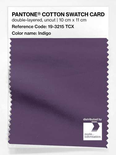 Artikelbild des Artikels “PANTONE® COTTON SWATCH CARD 19-3215 TCX Indigo “