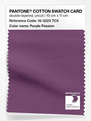 Artikelbild des Artikels “PANTONE® COTTON SWATCH CARD 19-3223 TCX Purple Passion “