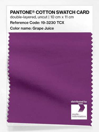 Artikelbild des Artikels “PANTONE® COTTON SWATCH CARD 19-3230 TCX Grape Juice “