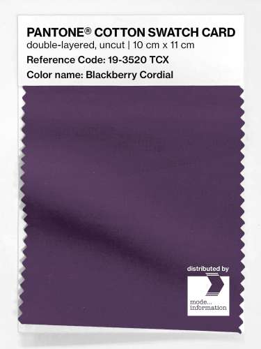 Artikelbild des Artikels “PANTONE® COTTON SWATCH CARD 19-3520 TCX Blackberry Cordial “