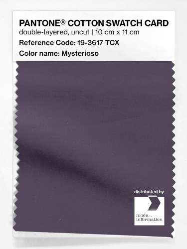 Artikelbild des Artikels “PANTONE® COTTON SWATCH CARD 19-3617 TCX Mysterioso “