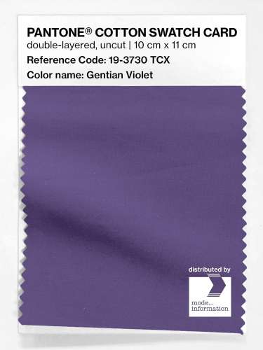 Artikelbild des Artikels “PANTONE® COTTON SWATCH CARD 19-3730 TCX Gentian Violet “