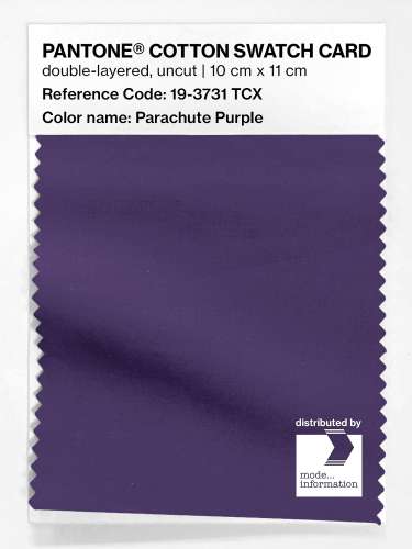 Artikelbild des Artikels “PANTONE® COTTON SWATCH CARD 19-3731 TCX Parachute Purple “