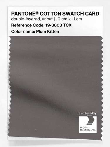 Artikelbild des Artikels “PANTONE® COTTON SWATCH CARD 19-3803 TCX Plum Kitten “
