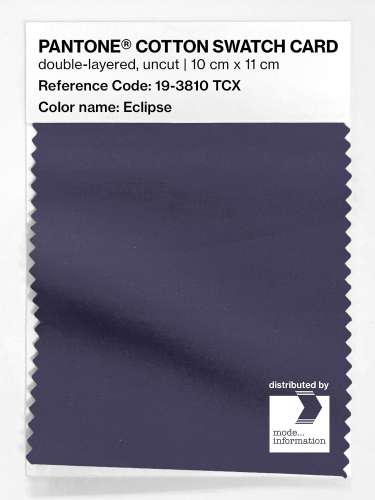 Artikelbild des Artikels “PANTONE® COTTON SWATCH CARD 19-3810 TCX Eclipse “