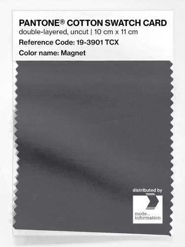 Product image of the product “PANTONE® COTTON SWATCH CARD 19-3901 TCX Magnet ”