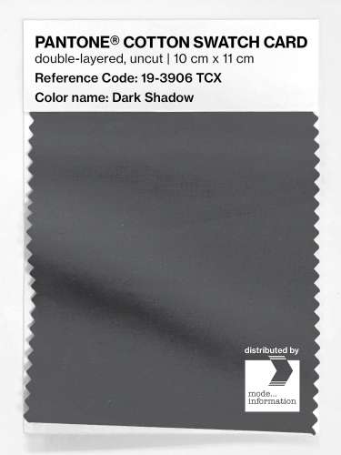 Artikelbild des Artikels “PANTONE® COTTON SWATCH CARD 19-3906 TCX Dark Shadow “