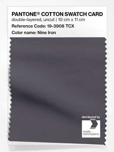 Artikelbild des Artikels “PANTONE® COTTON SWATCH CARD 19-3908 TCX Nine Iron “