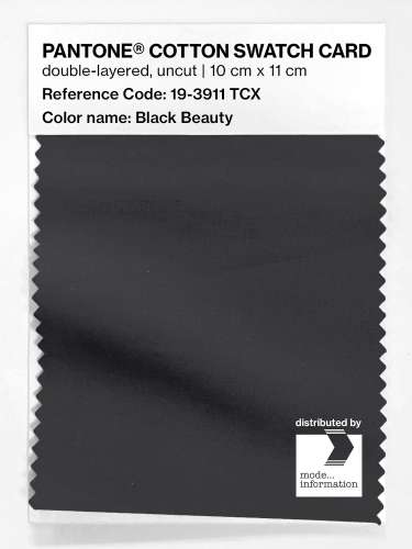 Artikelbild des Artikels “PANTONE® COTTON SWATCH CARD 19-3911 TCX Black Beauty “
