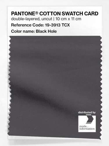 Artikelbild des Artikels “PANTONE® COTTON SWATCH CARD 19-3913 TCX Black Hole “