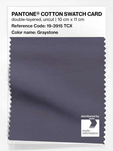 Artikelbild des Artikels “PANTONE® COTTON SWATCH CARD 19-3915 TCX Graystone “