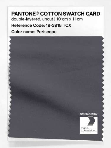 PANTONE® COTTON SWATCH CARD 19-3918 TCX Periscope
