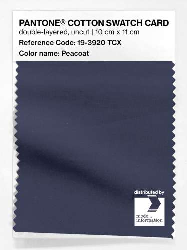 Artikelbild des Artikels “PANTONE® COTTON SWATCH CARD 19-3920 TCX Peacoat “
