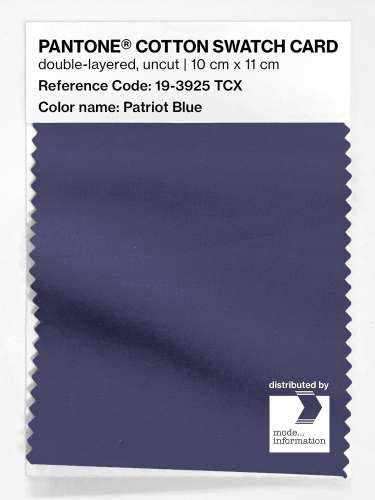 Artikelbild des Artikels “PANTONE® COTTON SWATCH CARD 19-3925 TCX Patriot Blue “