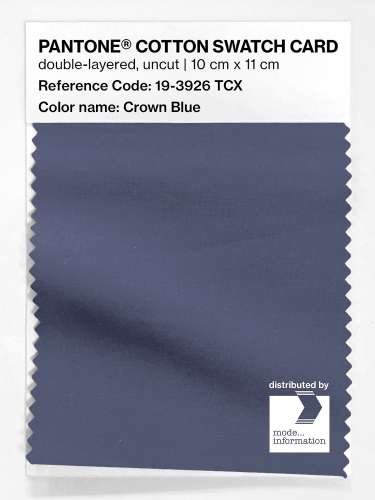 Artikelbild des Artikels “PANTONE® COTTON SWATCH CARD 19-3926 TCX Crown Blue “