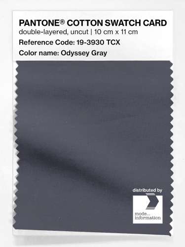 Artikelbild des Artikels “PANTONE® COTTON SWATCH CARD 19-3930 TCX Odyssey Gray “