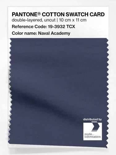 Artikelbild des Artikels “PANTONE® COTTON SWATCH CARD 19-3932 TCX Naval Academy “