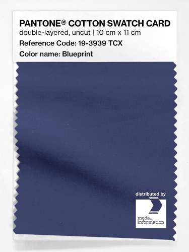 Artikelbild des Artikels “PANTONE® COTTON SWATCH CARD 19-3939 TCX Blueprint “
