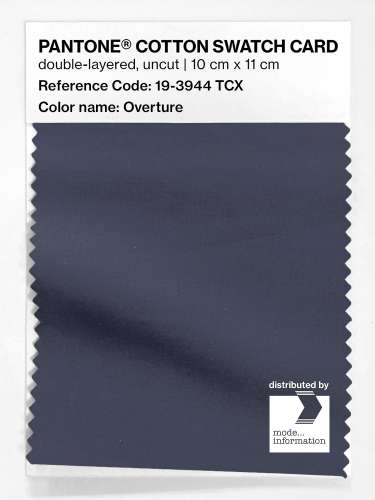 Artikelbild des Artikels “PANTONE® COTTON SWATCH CARD 19-3944 TCX Overture “
