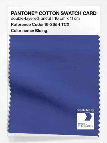 Artikelbild des Artikels “PANTONE® COTTON SWATCH CARD 19-3954 TCX Bluing “