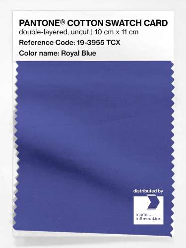 Artikelbild des Artikels “PANTONE® COTTON SWATCH CARD 19-3955 TCX Royal Blue “
