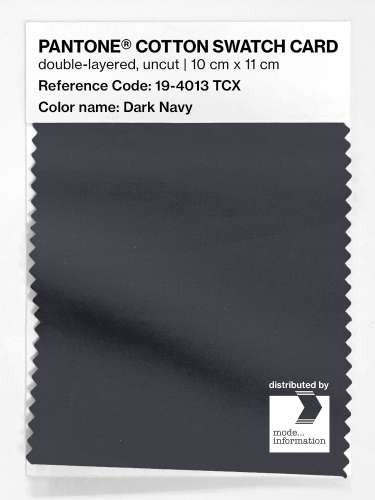 Artikelbild des Artikels “PANTONE® COTTON SWATCH CARD 19-4013 TCX Dark Navy “