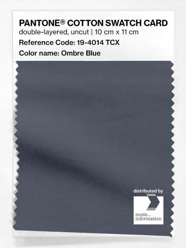 Artikelbild des Artikels “PANTONE® COTTON SWATCH CARD 19-4014 TCX Ombre Blue “