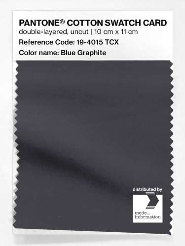 Artikelbild des Artikels “PANTONE® COTTON SWATCH CARD 19-4015 TCX Blue Graphite “