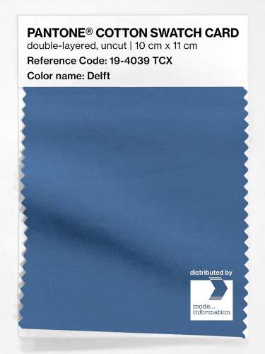 Artikelbild des Artikels “PANTONE® COTTON SWATCH CARD 19-4039 TCX Delft “