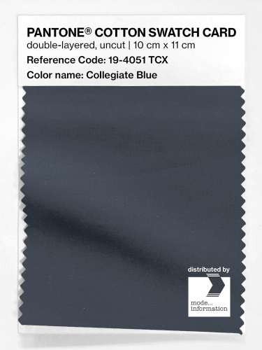 Artikelbild des Artikels “PANTONE® COTTON SWATCH CARD 19-4051 TCX Collegiate Blue “