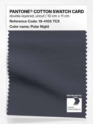 Artikelbild des Artikels “PANTONE® COTTON SWATCH CARD 19-4105 TCX Polar Night “