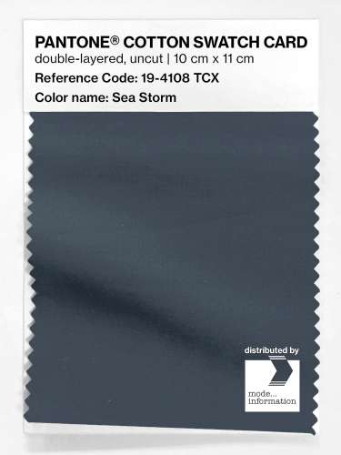 Artikelbild des Artikels “PANTONE® COTTON SWATCH CARD 19-4108 TCX Sea Storm “