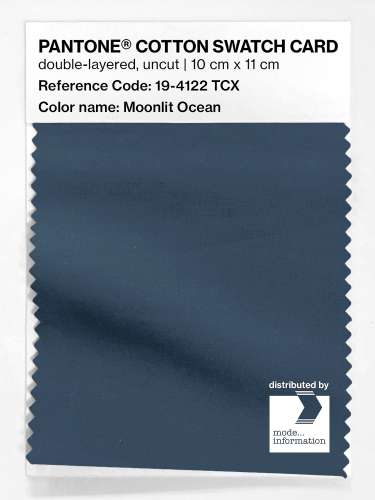 Artikelbild des Artikels “PANTONE® COTTON SWATCH CARD 19-4122 TCX Moonlit Ocean “