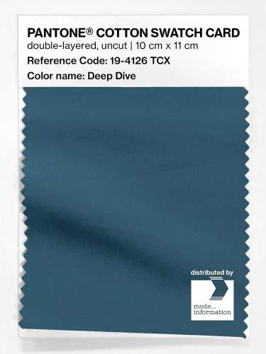 Artikelbild des Artikels “PANTONE® COTTON SWATCH CARD 19-4126 TCX Deep Dive “