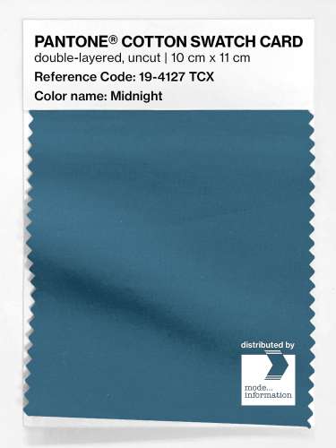 Artikelbild des Artikels “PANTONE® COTTON SWATCH CARD 19-4127 TCX Midnight “