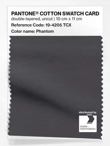 Artikelbild des Artikels “PANTONE® COTTON SWATCH CARD 19-4205 TCX Phantom “