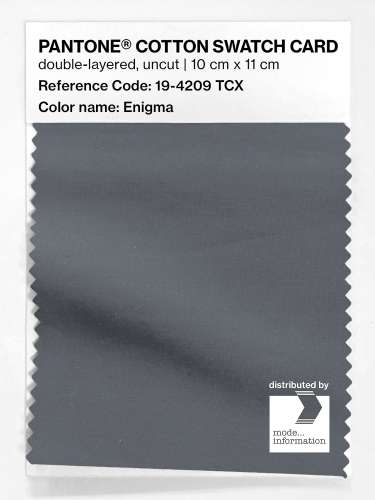 Artikelbild des Artikels “PANTONE® COTTON SWATCH CARD 19-4209 TCX Enigma “