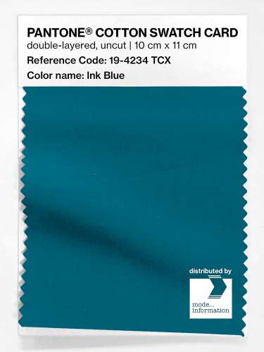 Artikelbild des Artikels “PANTONE® COTTON SWATCH CARD 19-4234 TCX Ink Blue “