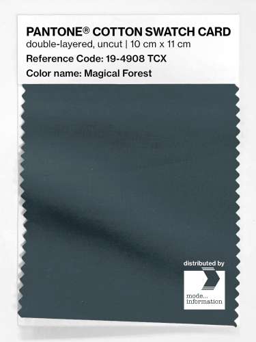 Artikelbild des Artikels “PANTONE® COTTON SWATCH CARD 19-4908 TCX Magical Forest “