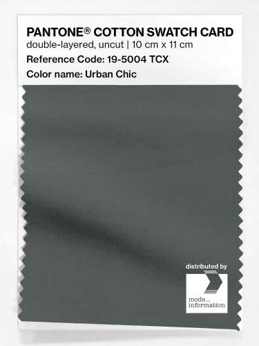 Artikelbild des Artikels “PANTONE® COTTON SWATCH CARD 19-5004 TCX Urban Chic “