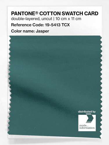 Artikelbild des Artikels “PANTONE® COTTON SWATCH CARD 19-5413 TCX Jasper “