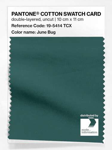 Artikelbild des Artikels “PANTONE® COTTON SWATCH CARD 19-5414 TCX June Bug “