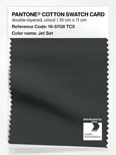 Artikelbild des Artikels “PANTONE® COTTON SWATCH CARD 19-5708 TCX Jet Set “