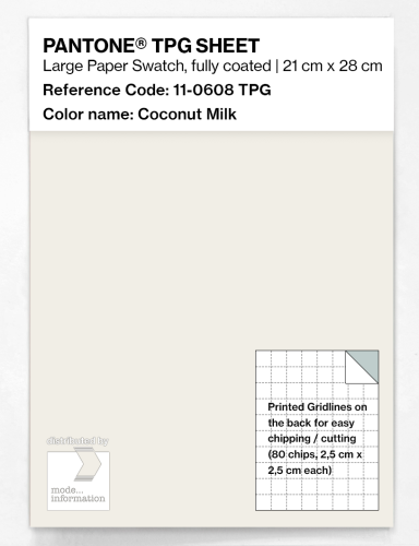 PANTONE® TPG SHEET 11-0608 TPG Coconut Milk