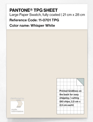 Artikelbild des Artikels “PANTONE® TPG SHEET 11-0701 TPG Whisper White “