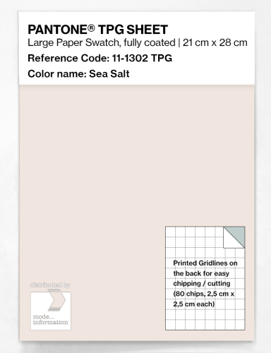 Product image of the product “PANTONE® TPG SHEET 11-1302 TPG Sea Salt ”