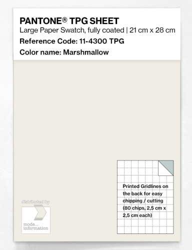 Artikelbild des Artikels “PANTONE® TPG SHEET 11-4300 TPG Marshmallow “