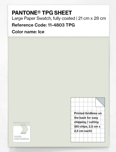 PANTONE® TPG SHEET 11-4803 TPG Ice