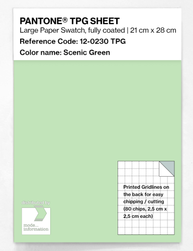 Artikelbild des Artikels “PANTONE® TPG SHEET 12-0230 TPG Scenic Green “